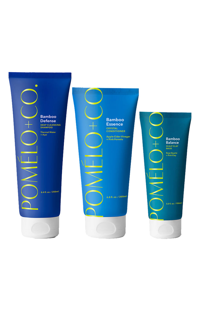 Routine détoxifiante - Bamboo - Cheveux gras - 3 soins
