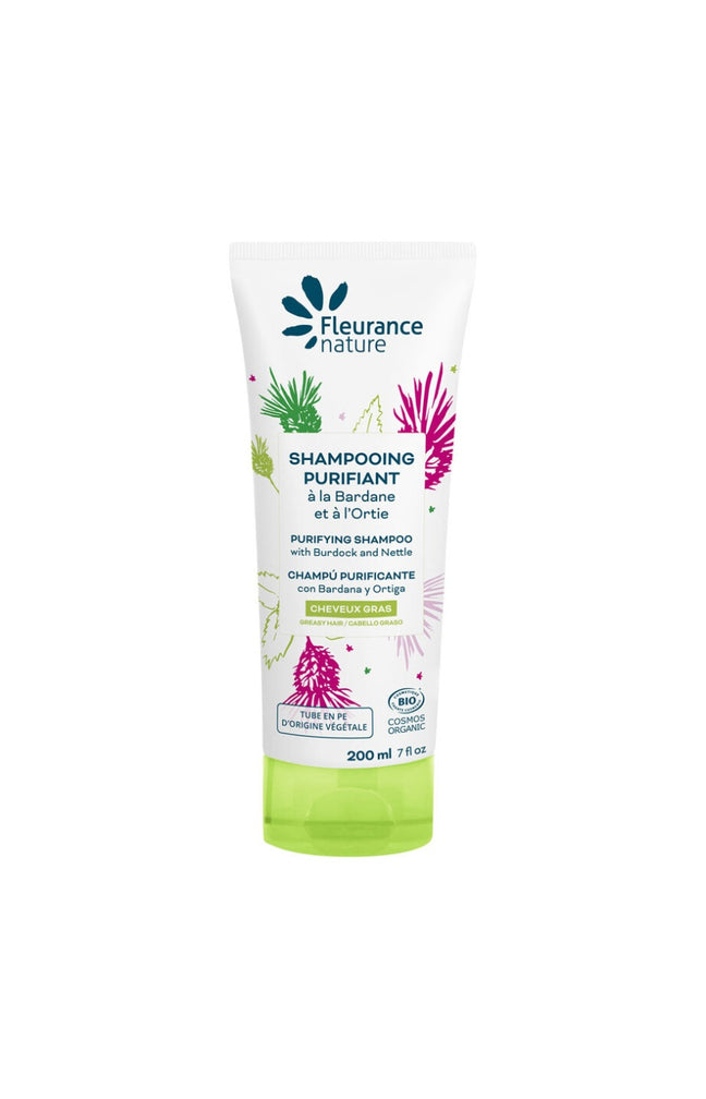 Shampoing purifiant bio - Bardane & ortie - Cheveux gras - 200 ml