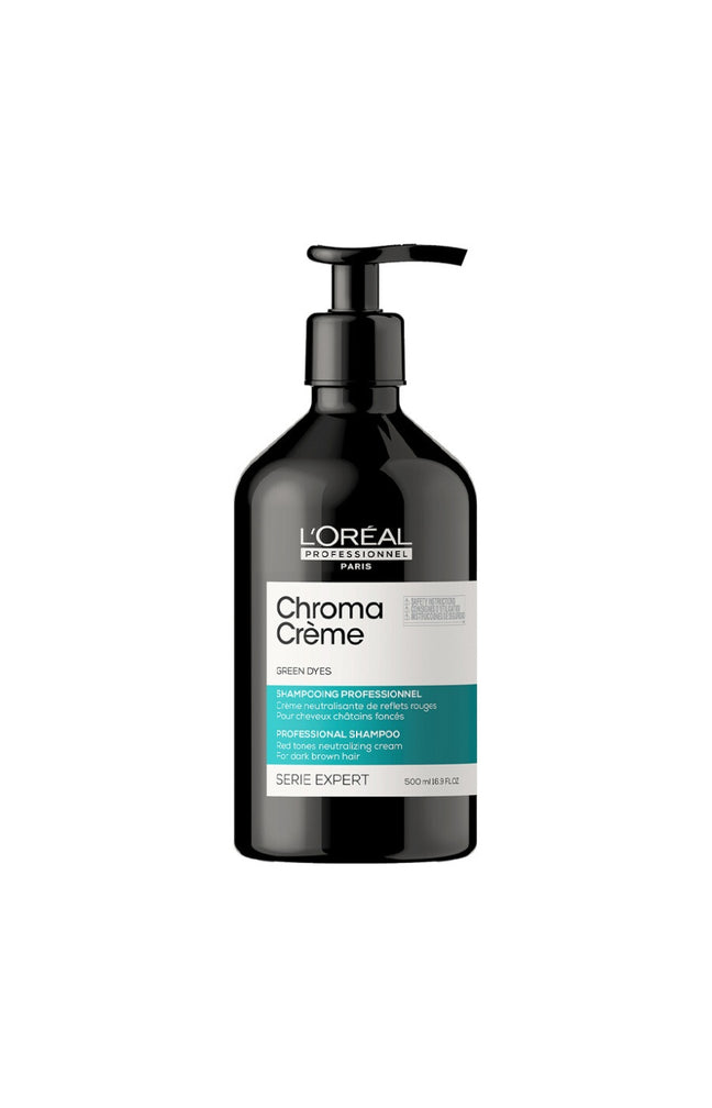 Shampoing neutralisant reflets rouges - Chroma Green - Cheveux châtains foncés