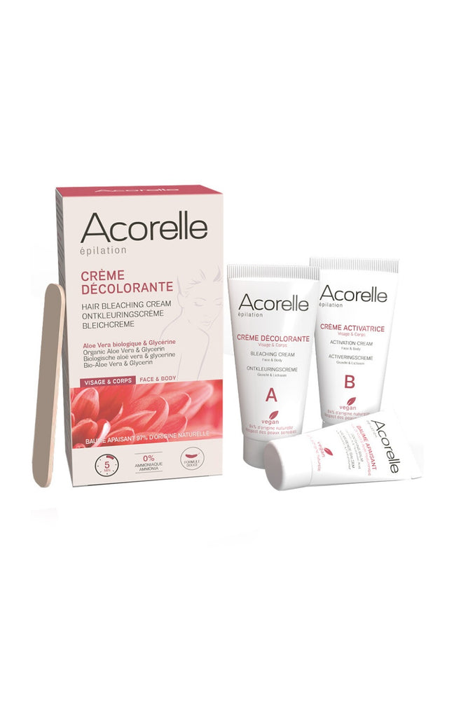 Kit décolorant doux - Visage & corps - 3 produits