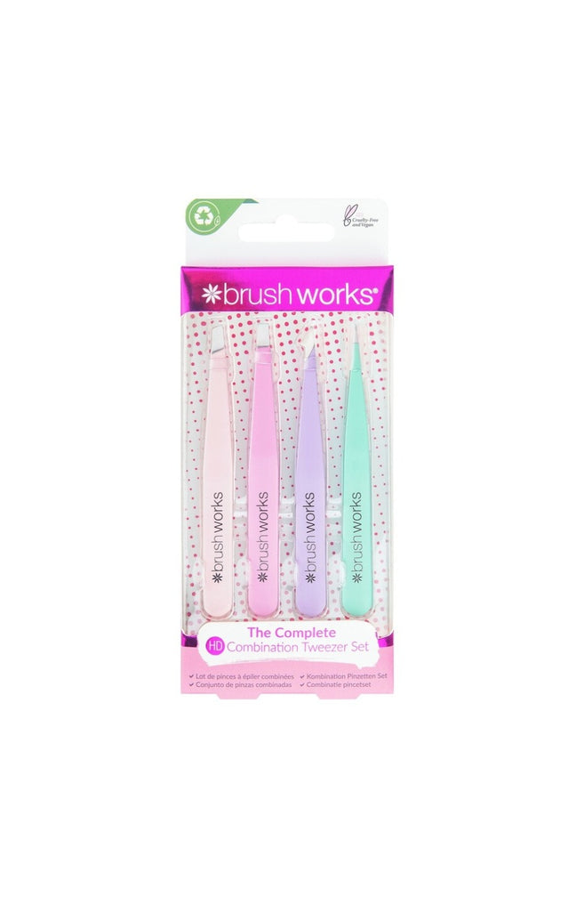 Kit de 4 pinces à épiler - Pastel