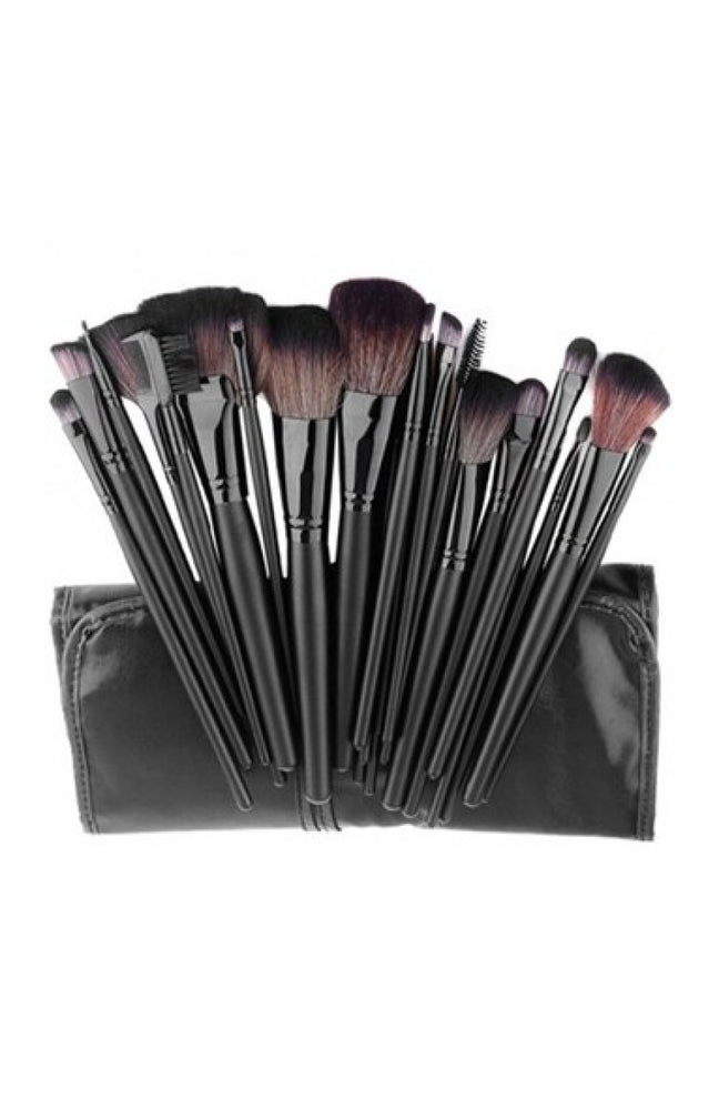 Kit de 24 pinceaux & étui - Noir