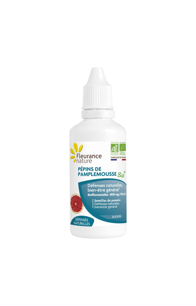 Pépins de pamplemousse bio - Défenses naturelles & bien-être - 1 mois