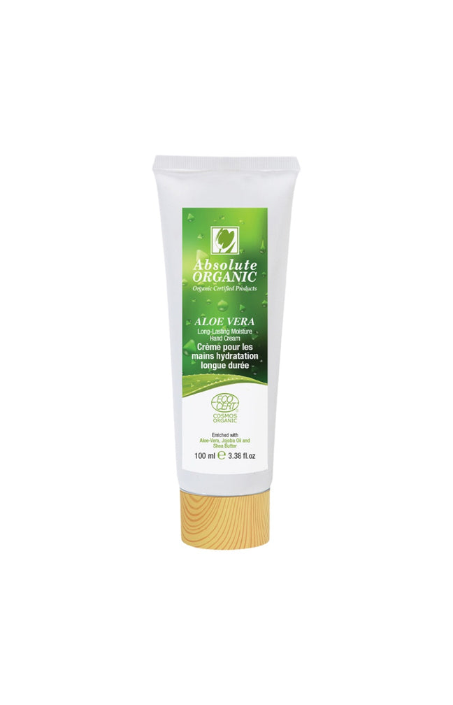 Crème hydratante bio - Aloe vera - Mains - 100 ml