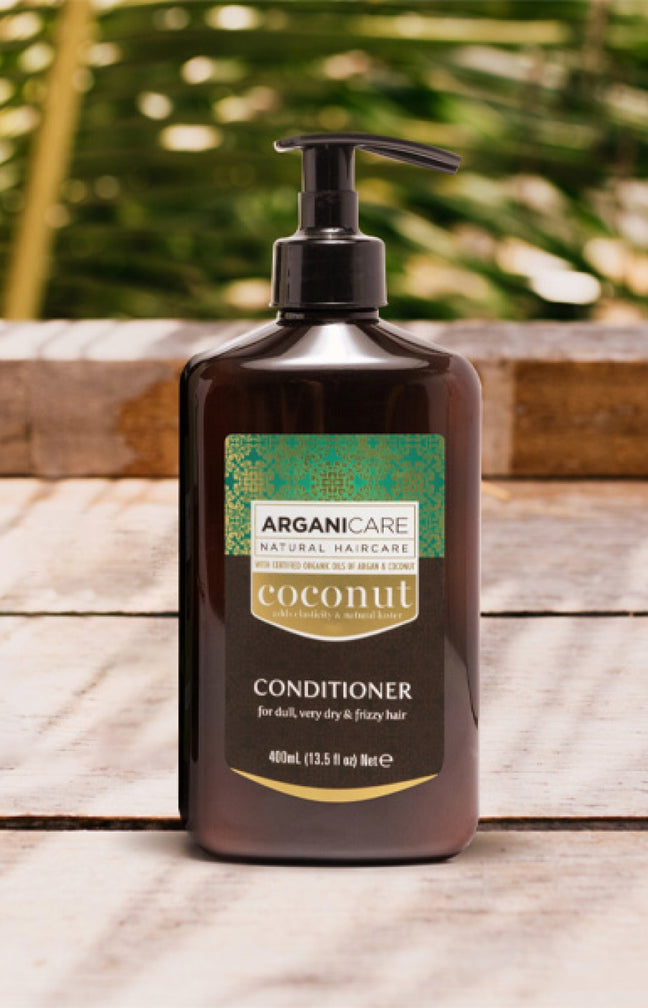 Après-shampoing nourrissant - Huile de coco bio - Cheveux ternes, très secs &amp; frisés - 400 ml