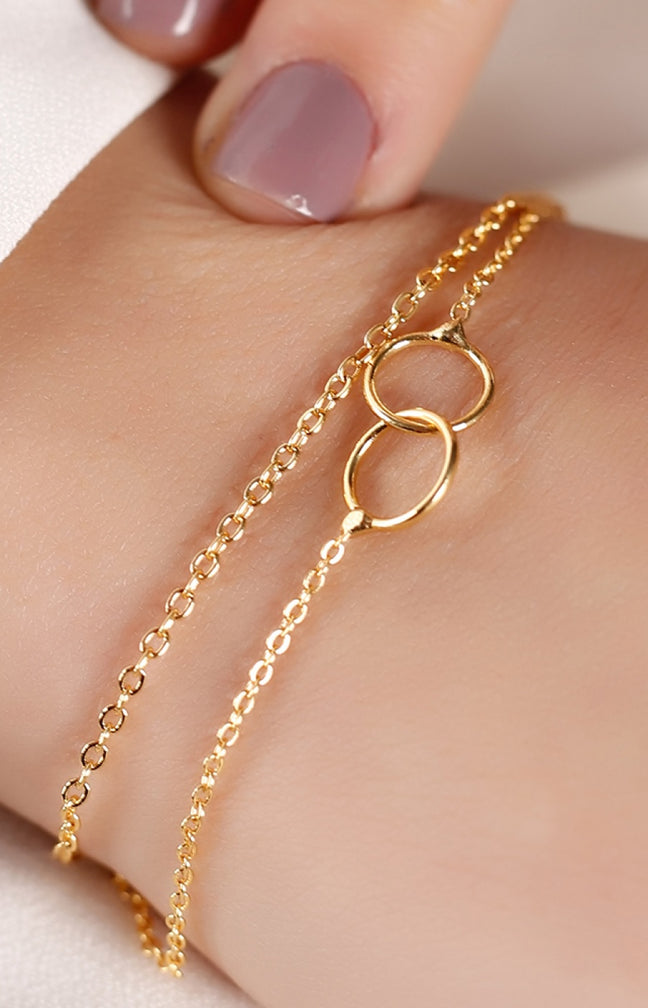 Bracelet - Laiton plaqué or
