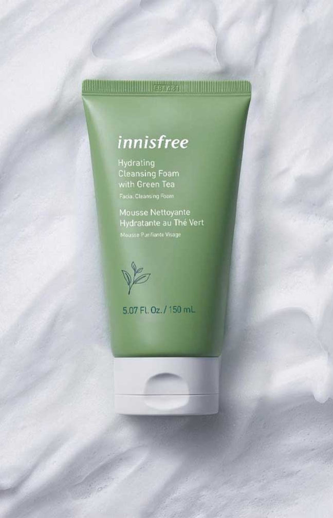 Mousse nettoyante hydratante - Thé vert - 150 ml