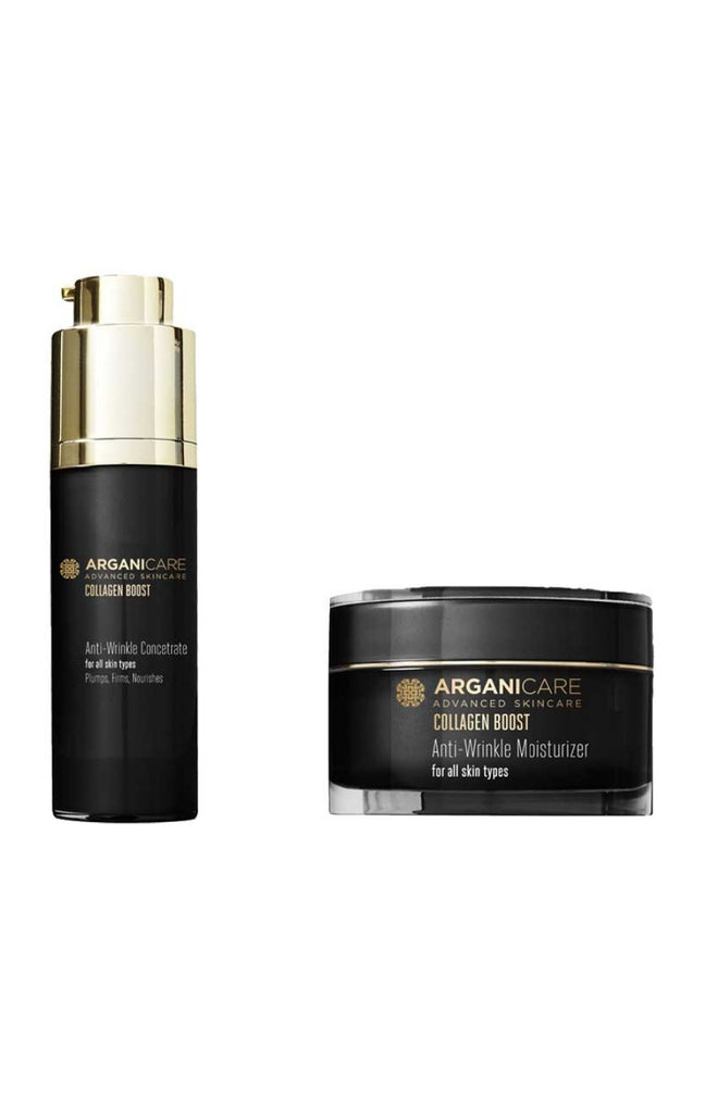 Sérum concentré & crème anti-rides hydratante - Collagène - Peaux matures