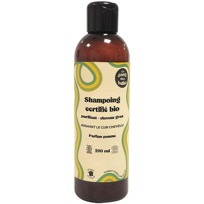 Shampoing bio - Pomme - Cheveux gras - 200 ml