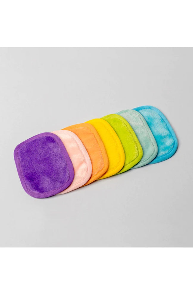 Disques démaquillants réutilisables - Rainbow - 7 unités