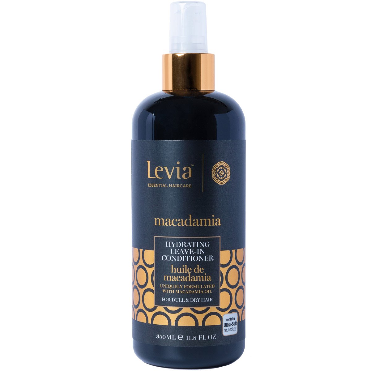 Crème sans rinçage hydratante - Huile de macadamia - Cheveux secs & ternes - 350 ml