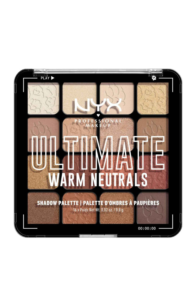 Palette de 16 ombres à paupières - Ultimate - Warm Neutrals