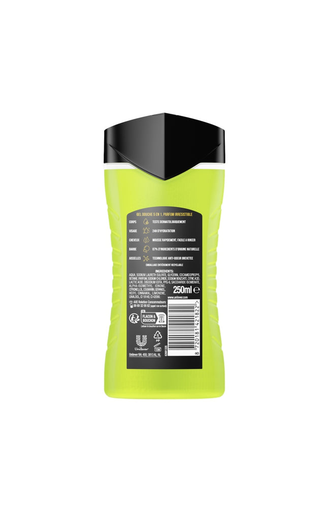 Gel douche 5-en-1 - Fresh - Homme - 250 ml