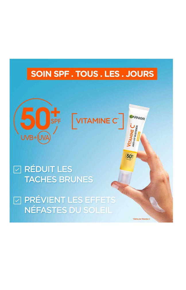 Fluide anti-tâches SPF 50+ - Invisible - Vitamine C - Visage