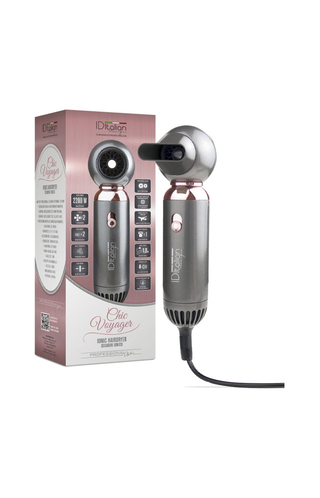 Sèche-cheveux Ionique - Chic Voyager - Blanc - 2200 W