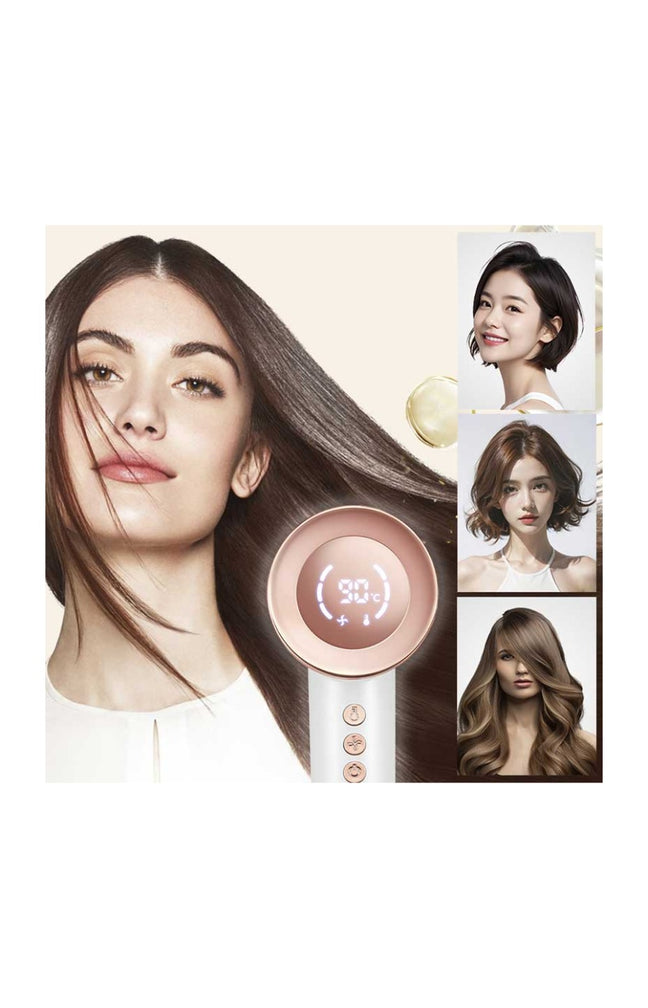 Sèche-cheveux ionisant - Blanc - 1500 W