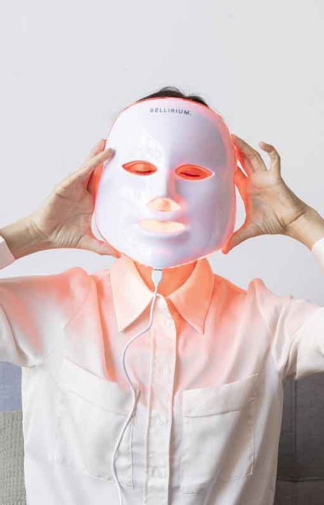Set masque LED & traitements hydratants & revitalisants - Acide hyaluronique & Vitamine C - Hydra Firm & Flash Vit