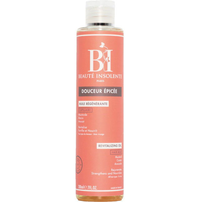 Huile régénérante - Ricin & moutarde - Cheveux ondulés à crépus - 200 ml