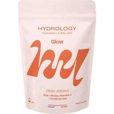 Pastilles aromatisées - Glow - Pêche & hibiscus - 15 billes