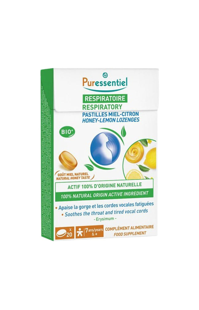 Pastilles respiratoire - Citron & miel - 20 pastilles