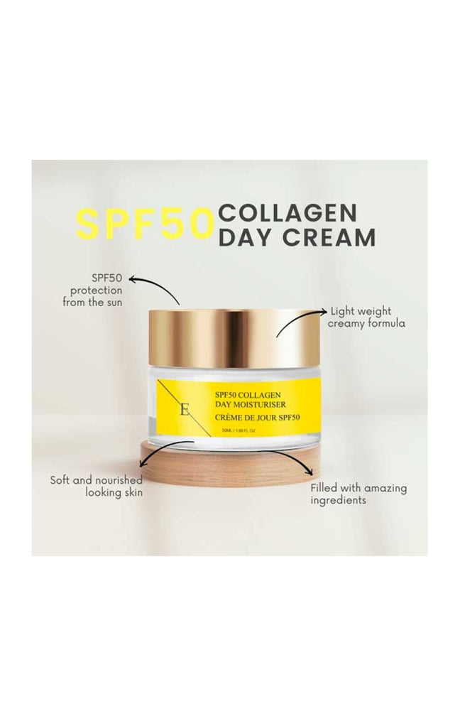 Crème hydratante - Collagène SPF50 - Visage