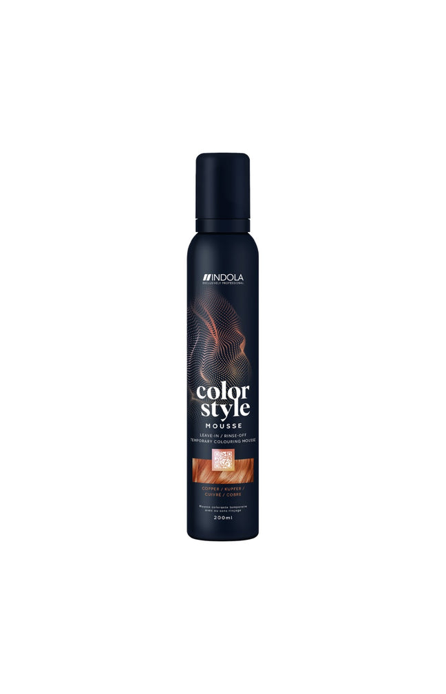 Mousse coiffante & colorante - Color Style - Cuivré - 200 ml