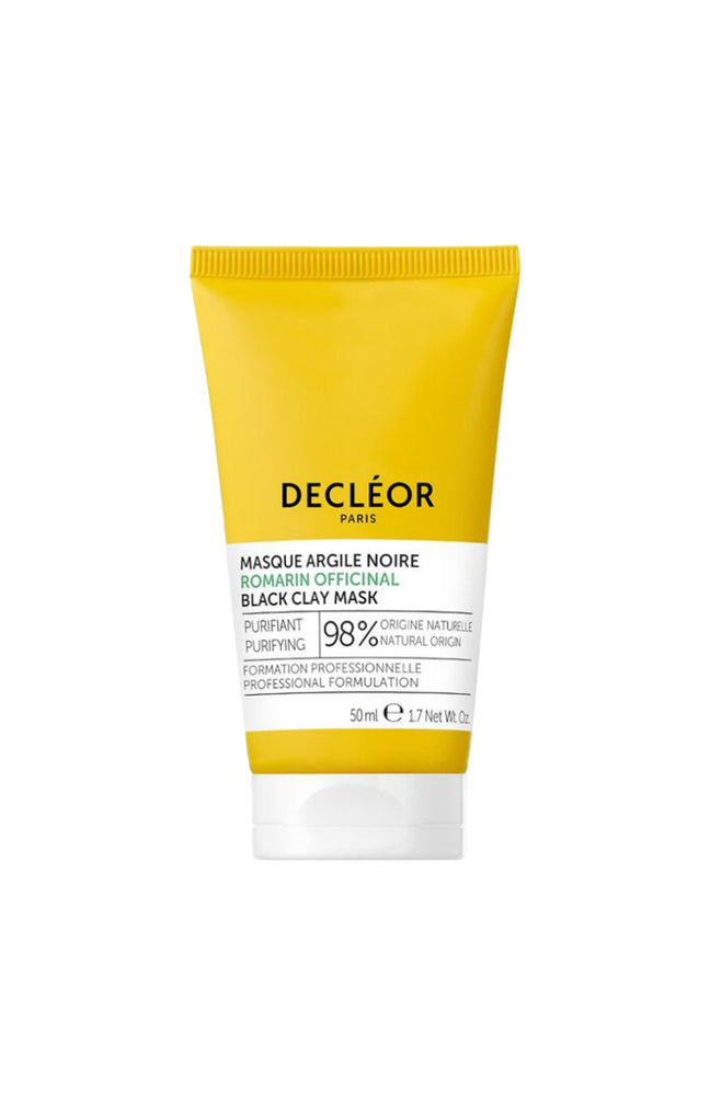 Masque purifiant - Argile noire, acide salicylique & romarin - Peaux à imperfections - 50 ml
