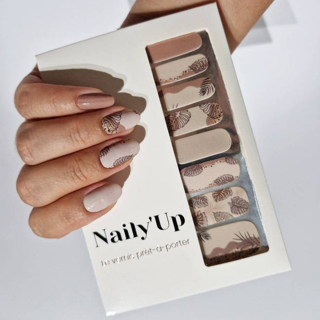 Vernis autocollant - Taupe Touch - 16 bandes