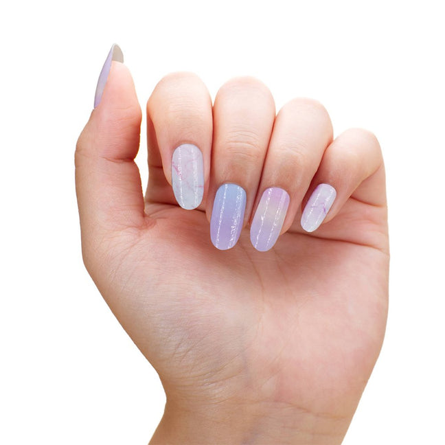 Vernis autocollant - Rainbow marble - 16 bandes