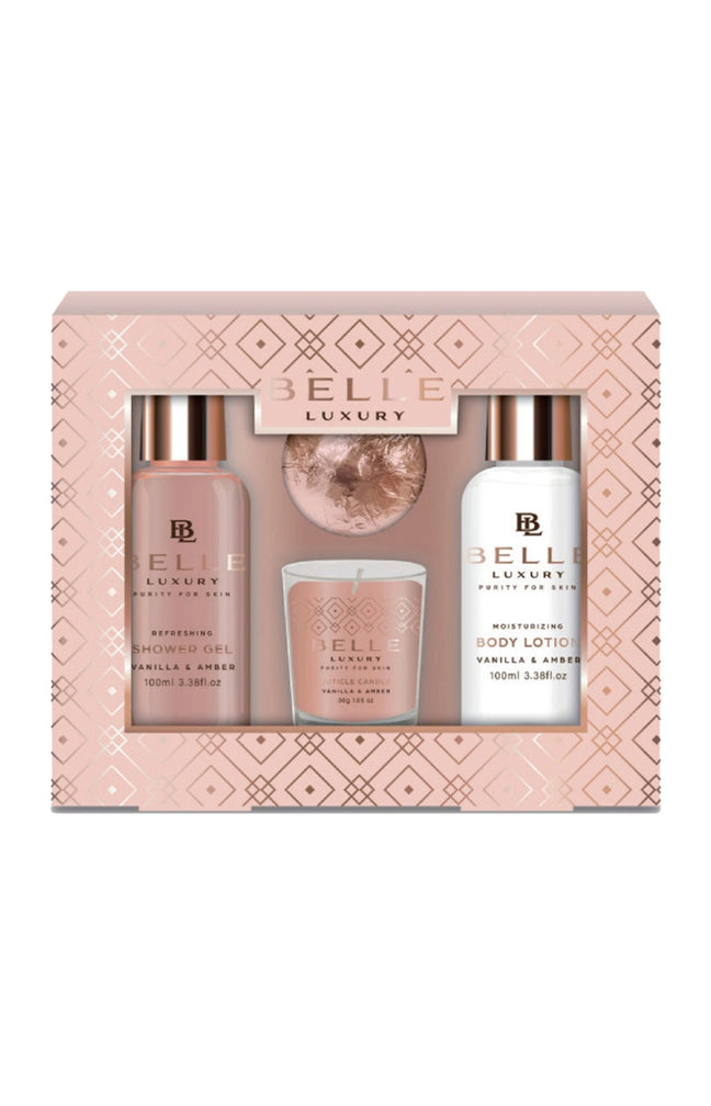 Coffret de bain relaxant - Belle Luxury in Amber - 4 produits