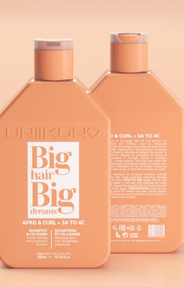 Shampoing réparateur - Afro and Curl 3A to 4C - Cheveux bouclés ou crépus - 300 ml