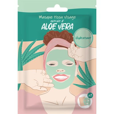 Masque hydratant - Aloe vera - Visage - 1 unité
