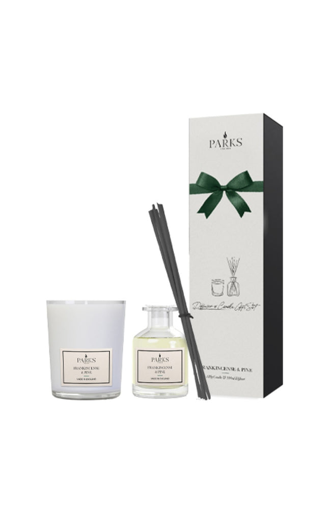 Coffret bougie & diffuseur - Encens & pin