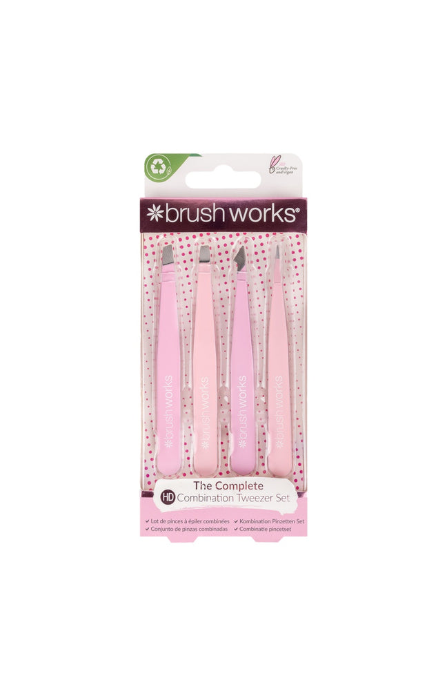 Kit de 4 pinces à épiler - Rose