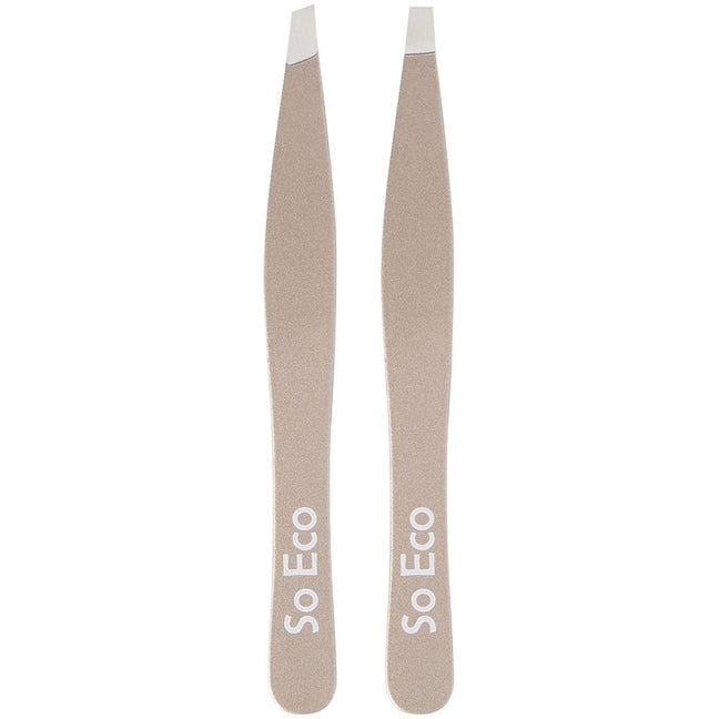 Duo de pinces à épiler - Beige