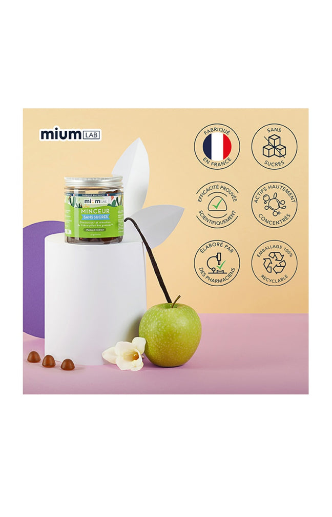 Cure gummies minceur - Pomme & vanille - Sans sucres - 3 mois