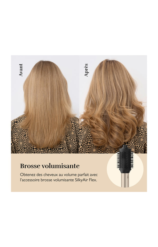 Sèche-cheveux tout-en-1 - 5 embouts - Doré