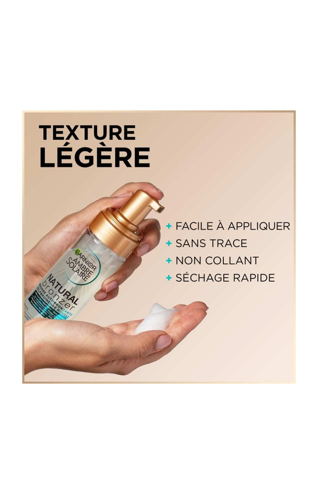 Mousse autobronzante naturelle - Eau de coco - Visage & corps - 200 ml