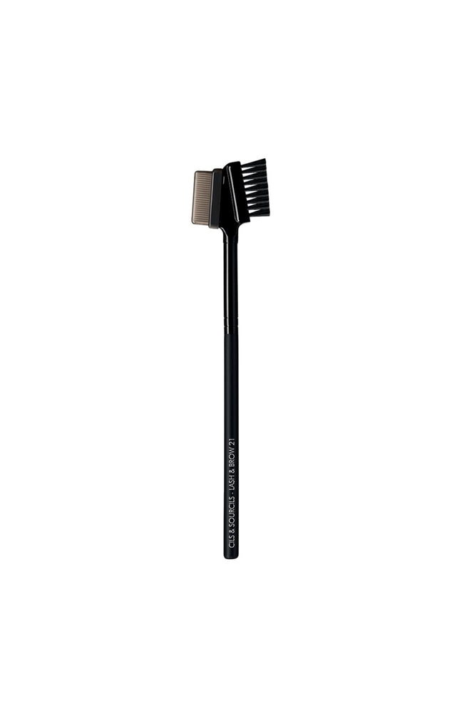 Brosse à sourcils et cils - Peigne double - Yeux