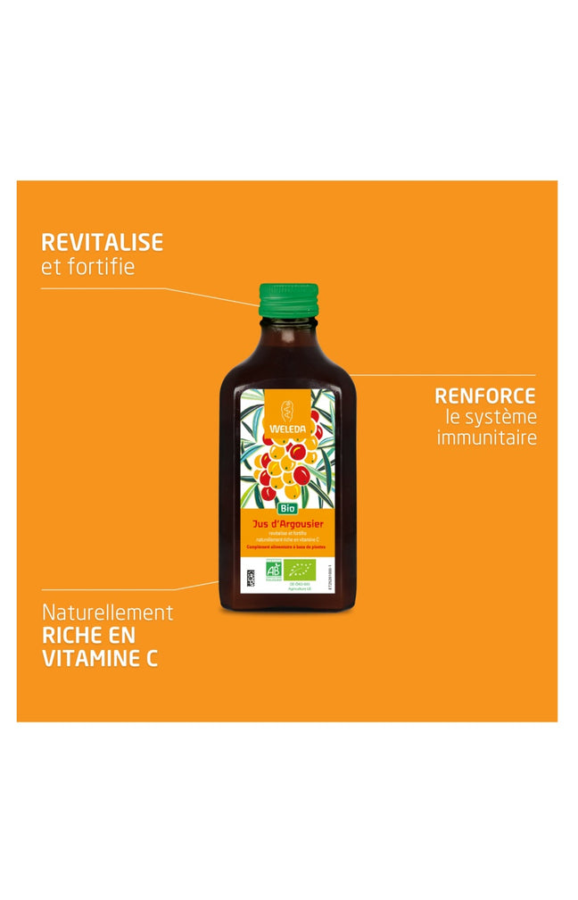 Jus d'Argousier - Vitalité - 200 ml